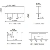 SIP-1A05 5V 1A Reed Röle - 4-Pin