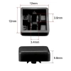 Tact Switch Kapağı Kare Siyah - 10x10x5mm