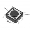 Tact Switch ( Tact Buton ) 12x12x4.3mm