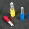 TBE-1040 0.5-1.5mm2 İzoleli Soket Tipi Erkek Terminal Kablo Ucu Kırmızı 100 Adet