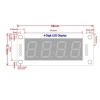 TM1637 4 Digit Led Display Saat Modülü - Beyaz