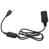 USB 5V - 12V Dişi Araç Çakmak Soketi Dönüştürücü - 1m Kablolu