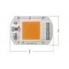 UV 220V Projektör Cob Led 50W Driver Çipli