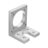 V6 J-Head Hotend Aluminyum Tutucu - Fan Uyumlu Holder