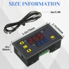 W3230 24V DC Röle Çıkışlı Dijital Termostat Sıcaklık Kontrol Cihazı