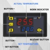 W3230 24V DC Röle Çıkışlı Dijital Termostat Sıcaklık Kontrol Cihazı