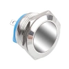 WD19H-P1 19mm Düz Yaylı Metal Buton