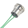 WD22D1-P2Z-E 22mm Düz Anahtarlı Kablolu Metal Buton