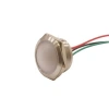 WD22L-P2/RGY- 22mm 12-24V Kablolu Metal Sinyal Lambası - 3 Renk Katot
