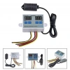 XK-W1099 220V Sıcaklık ve Nem Ölçer Ekranlı Termostat - Röle Modülü