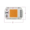 Yeşil 220V Projektör Cob Led 50W Driver Çipli