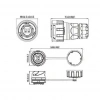 YM-24-J/LC/213/SX-42-101 Su Geçirmez Fiber Optik Konnektör - Dişi