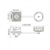 YM-24-J03SX-02-436 3-Pin Su Geçirmez Konnektör - Dişi