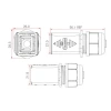 YT-RJ45-CPE-03-001 Su Geçirmez Ethernet Konnektörü - Erkek