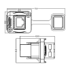 YT-RJ45-JSX-05-003 Su Geçirmez Ethernet Konnektörü - Dişi