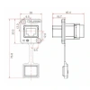 YT-RJ45-JSX-10-001 Su Geçirmez Ethernet Konnektörü - Dişi