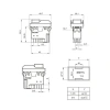 ZCD-01 4-Pin Elektromanyetik Switch
