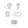 ZCD-02B 4-Pin Elektromanyetik Switch - Kutulu