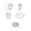 ZCD-02B 5-Pin Elektromanyetik Switch