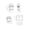 ZCD-02E 4-Pin Elektromanyetik Switch - Kutulu