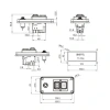ZCD-02FL 5-Pin Elektromanyetik Switch