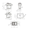 ZCD-02G 5-Pin Elektromanyetik Switch