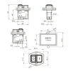 ZCD-02H 5-Pin Elektromanyetik Switch