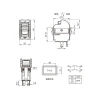 ZCK-01 4-Pin Elektromanyetik Switch