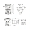 ZCK-01D 4-Pin Elektromanyetik Switch