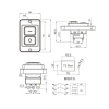ZCK-02 6-Pin Elektromanyetik Switch