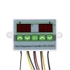 ZFX-ST3012 12V Çift Röle Çıkışlı Termostat - Sıcaklık Kontrol Cihazı