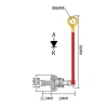 ZX25-12 25A 1200V Kablolu Bakır Metal Vidalı Diyot - Anot