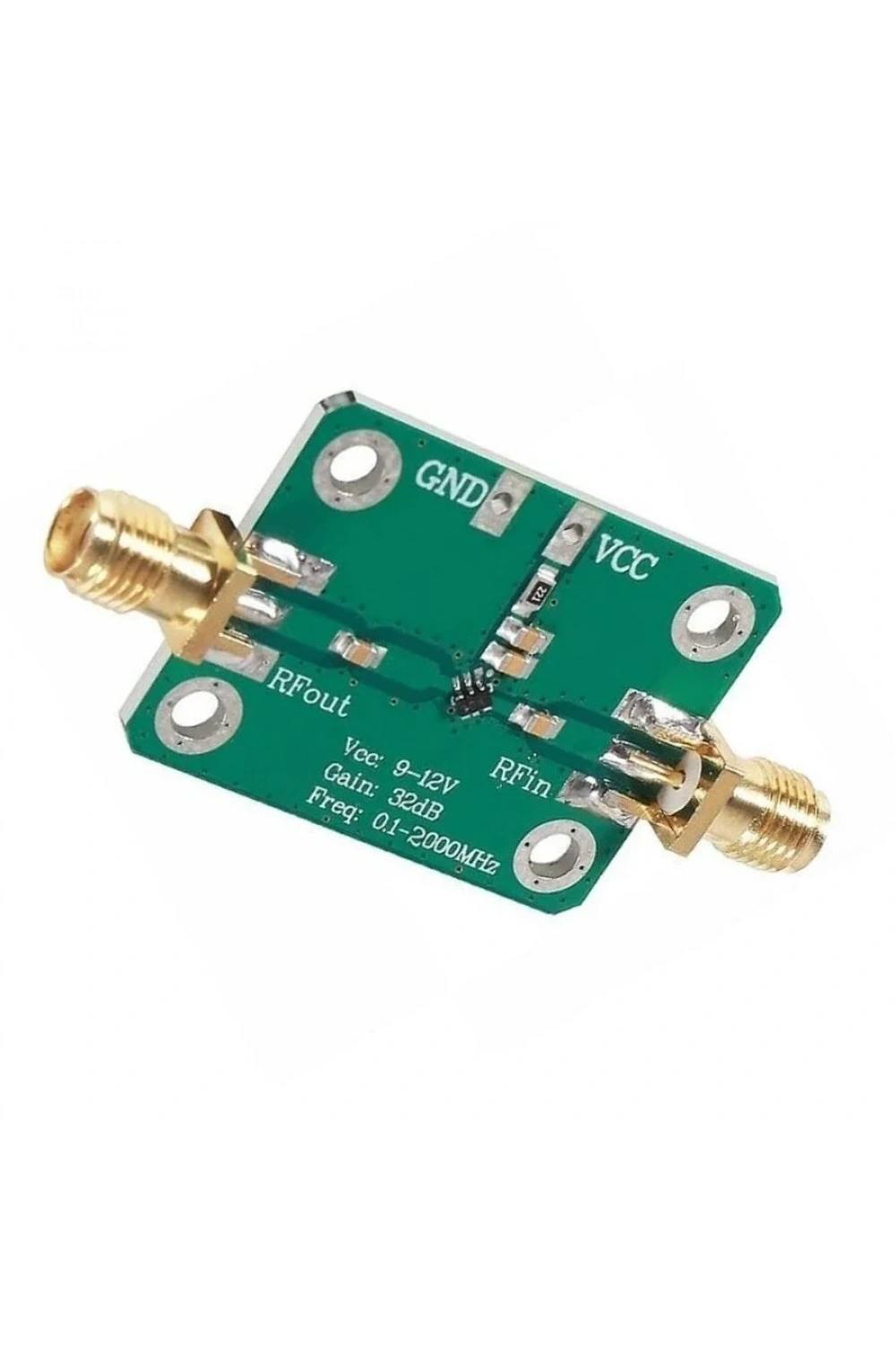 0,1-2000MHz 32dB Gain RF Geniş Bant Amplifikatör Modülü