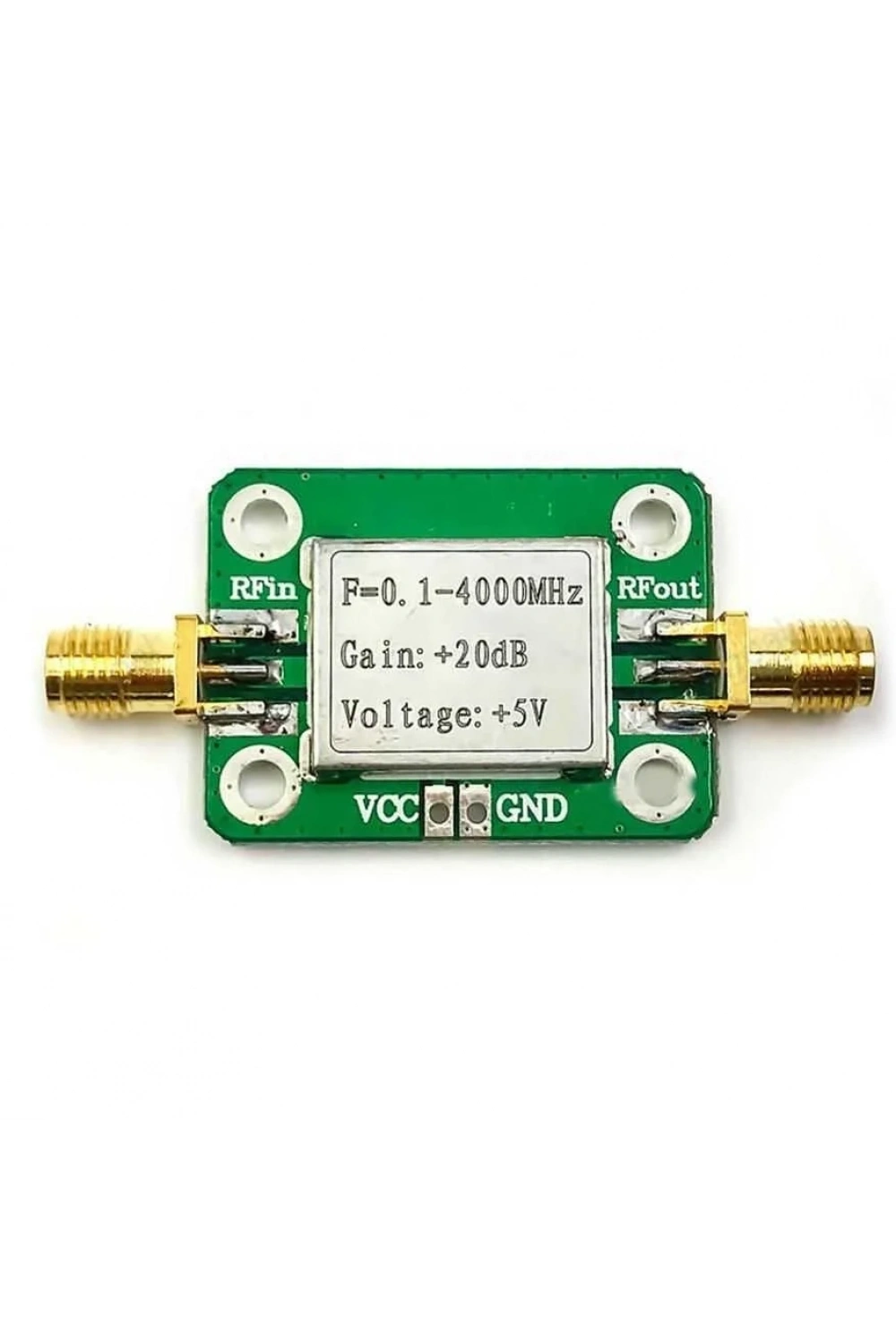 0.1-4000MHz 20dB Gain RF Geniş Bant Amplifikatör Modülü