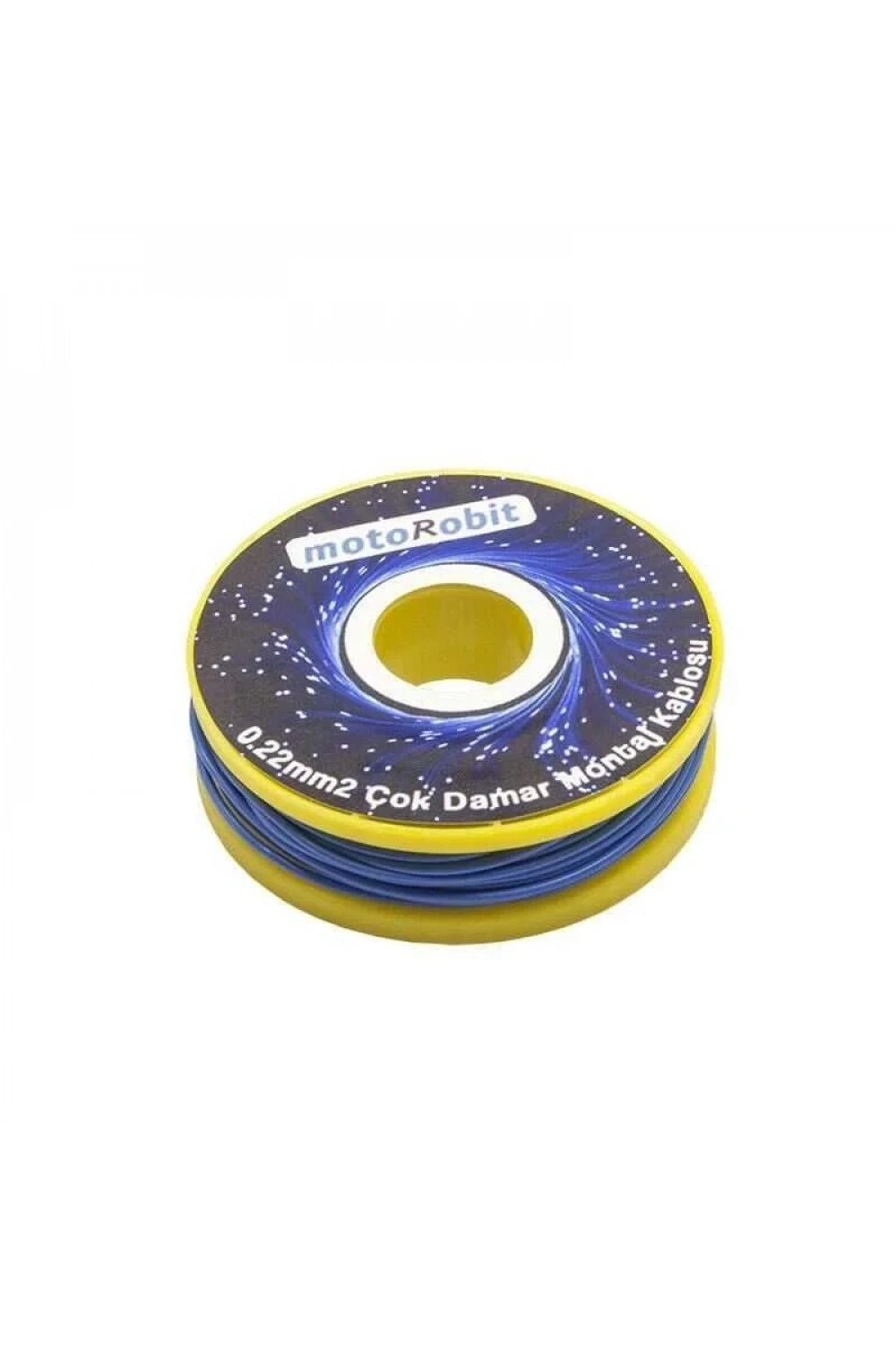 0.22 mm2 Mavi Çok Damar Montaj Kablosu - 10 Metre