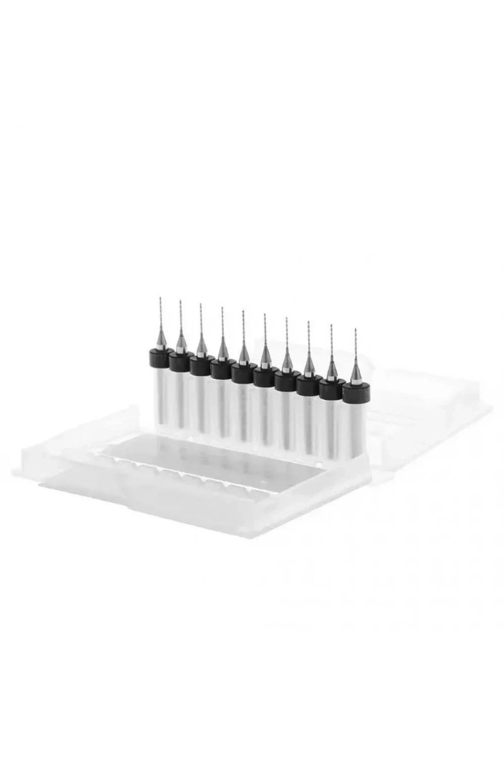 0.4mm PCB Matkap Ucu Seti - 10 Adet (Kutulu)