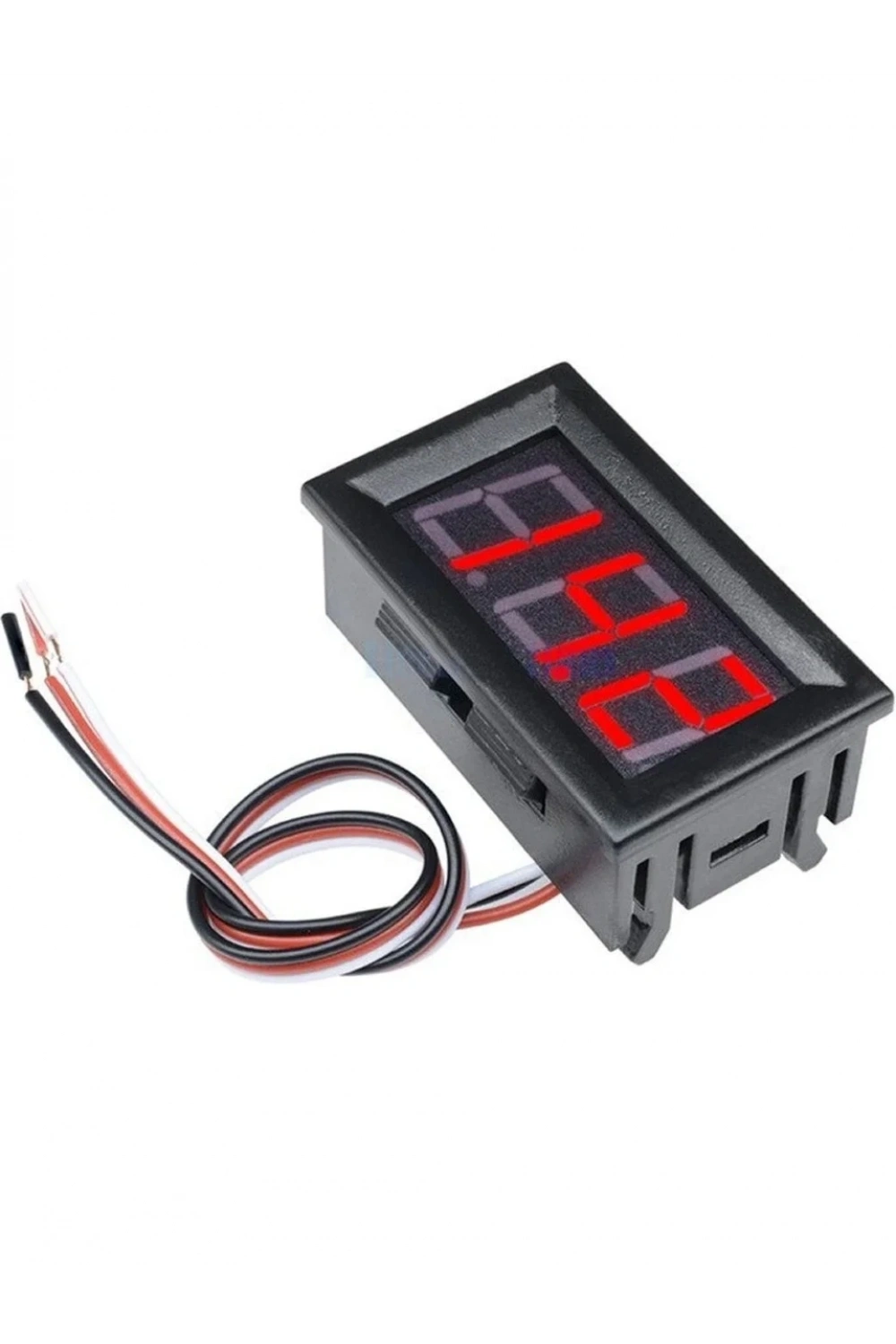 0.56” DC 0–30V Dijital Voltmetre Panel Tip (Kırmızı, 3 Telli)