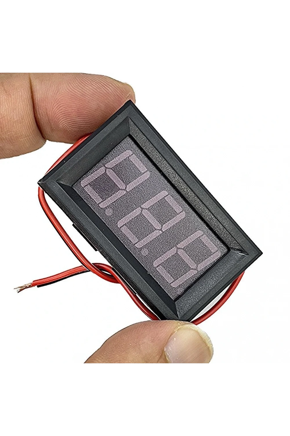 0.56 inç LED ekran 2 Kablo DC 4.5V-30V Voltmetre