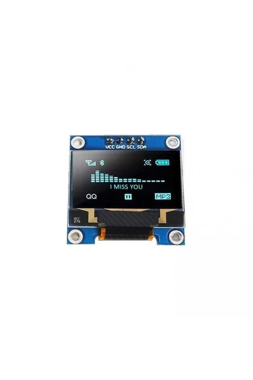 0.96 128x64 Oled Grafik Lcd Ekran - Mavi