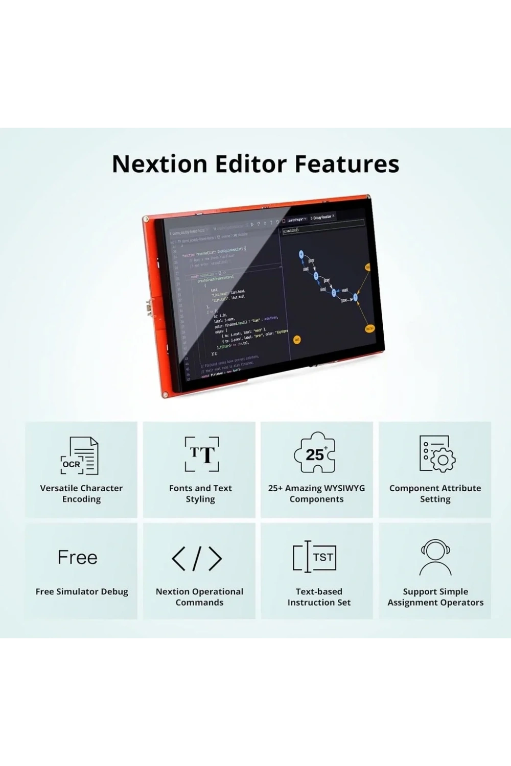 10.1 Inch Nextion Dokunmatik NX1060P101-011C-I
