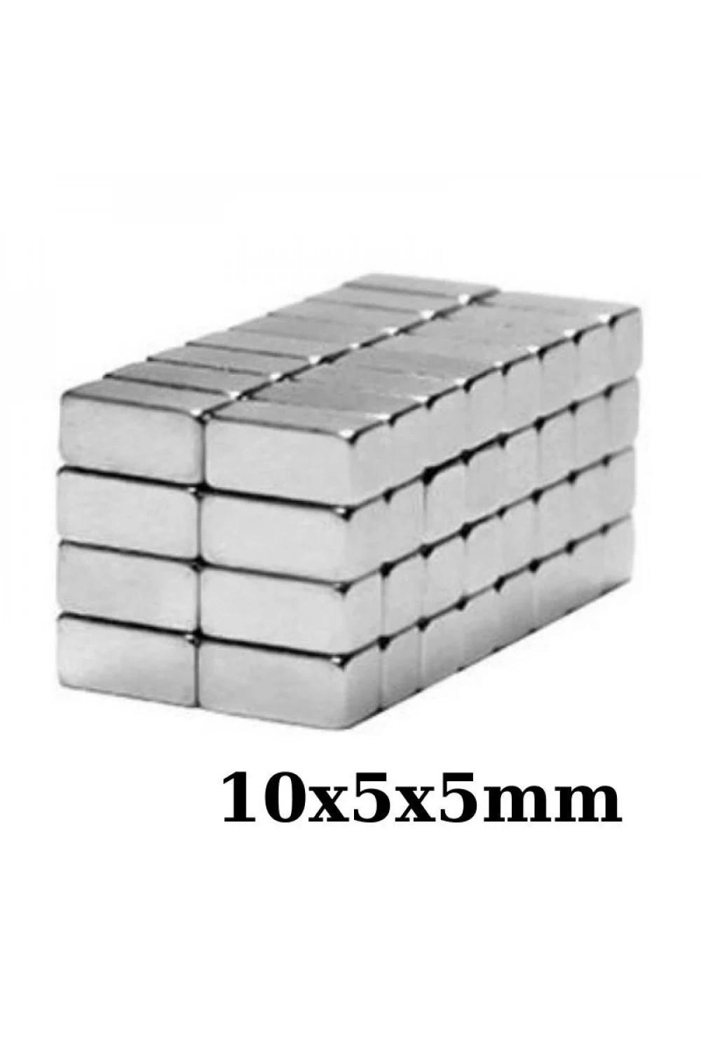 10x5x5mm Neodyum Güçlü Mıknatıs - Neodim Magnet
