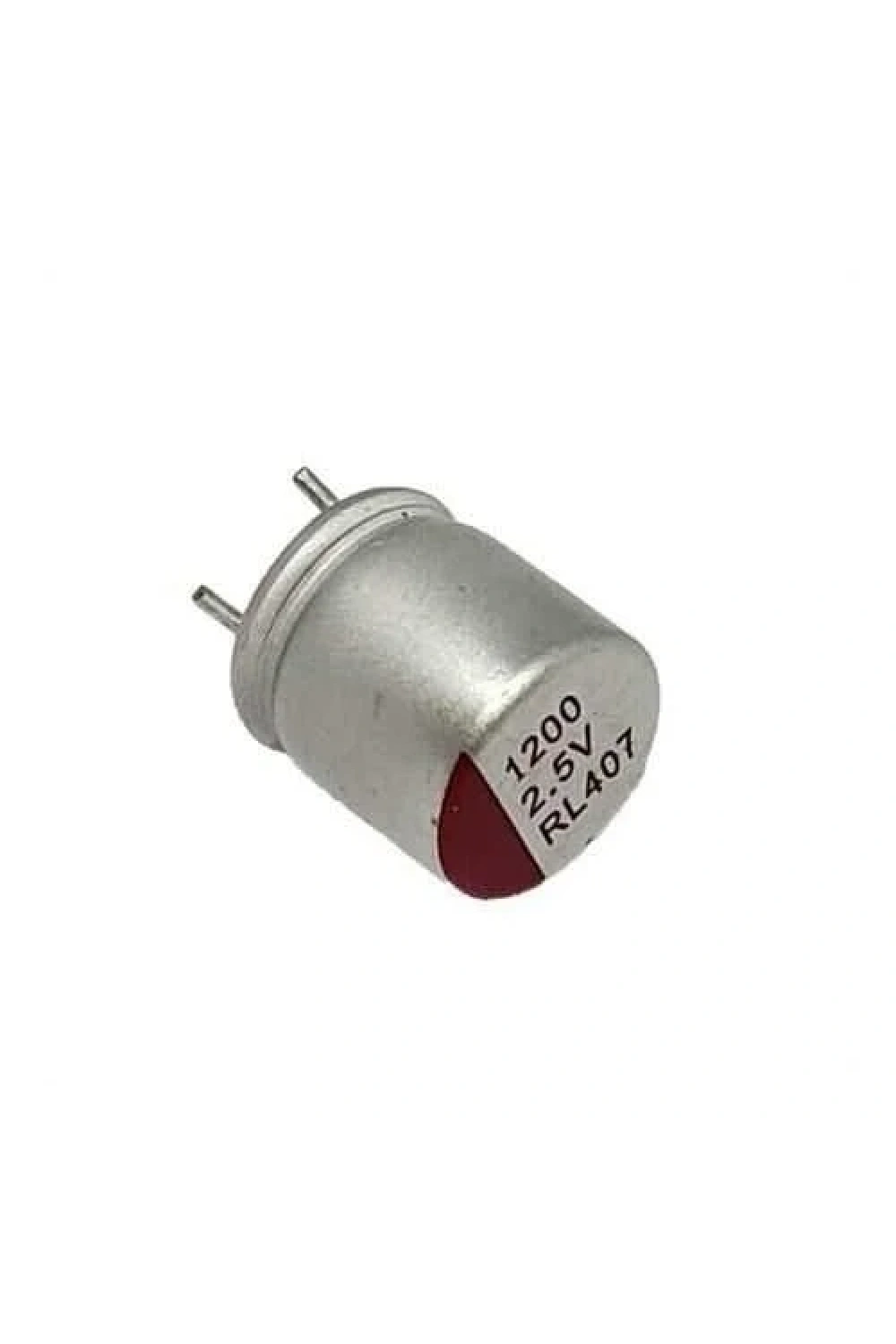 1200uF 2.5V Polimer Alüminyum Elektrolitik Kondansatör 6X8mm - Kısa Bacaklı