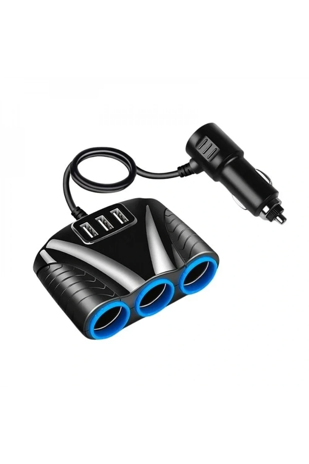 120W 10A 3lü USBli Çakmaklık Çoklayıcı