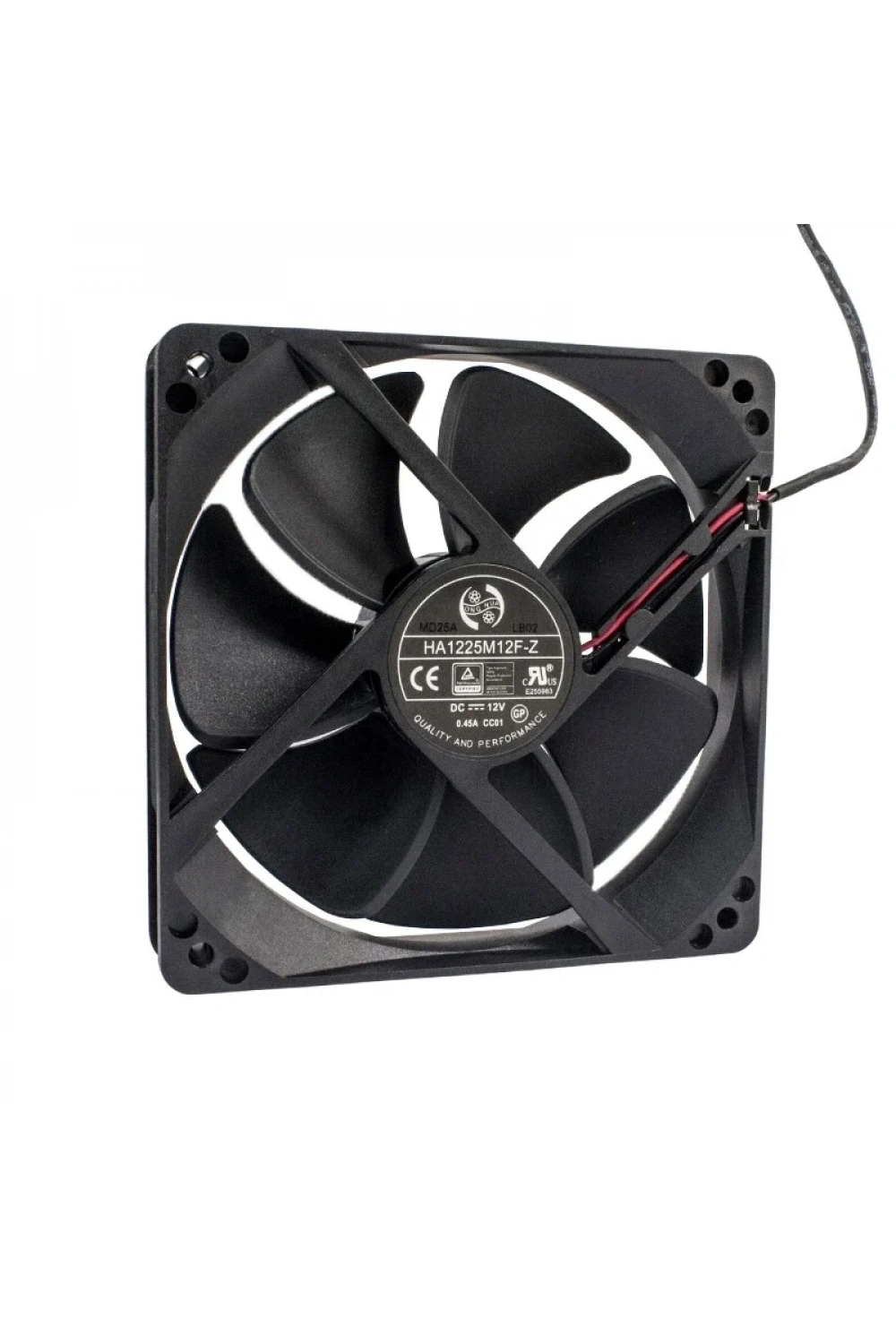 120x120x25mm 12V 0.45A Fan 2 Kablolu