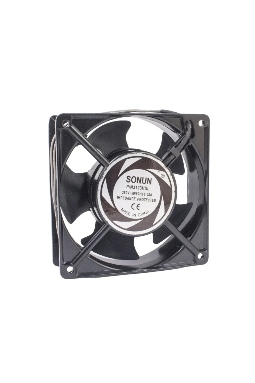120x120x38mm 380V 50/60Hz 0.08A Metal Fan 2 Kablolu