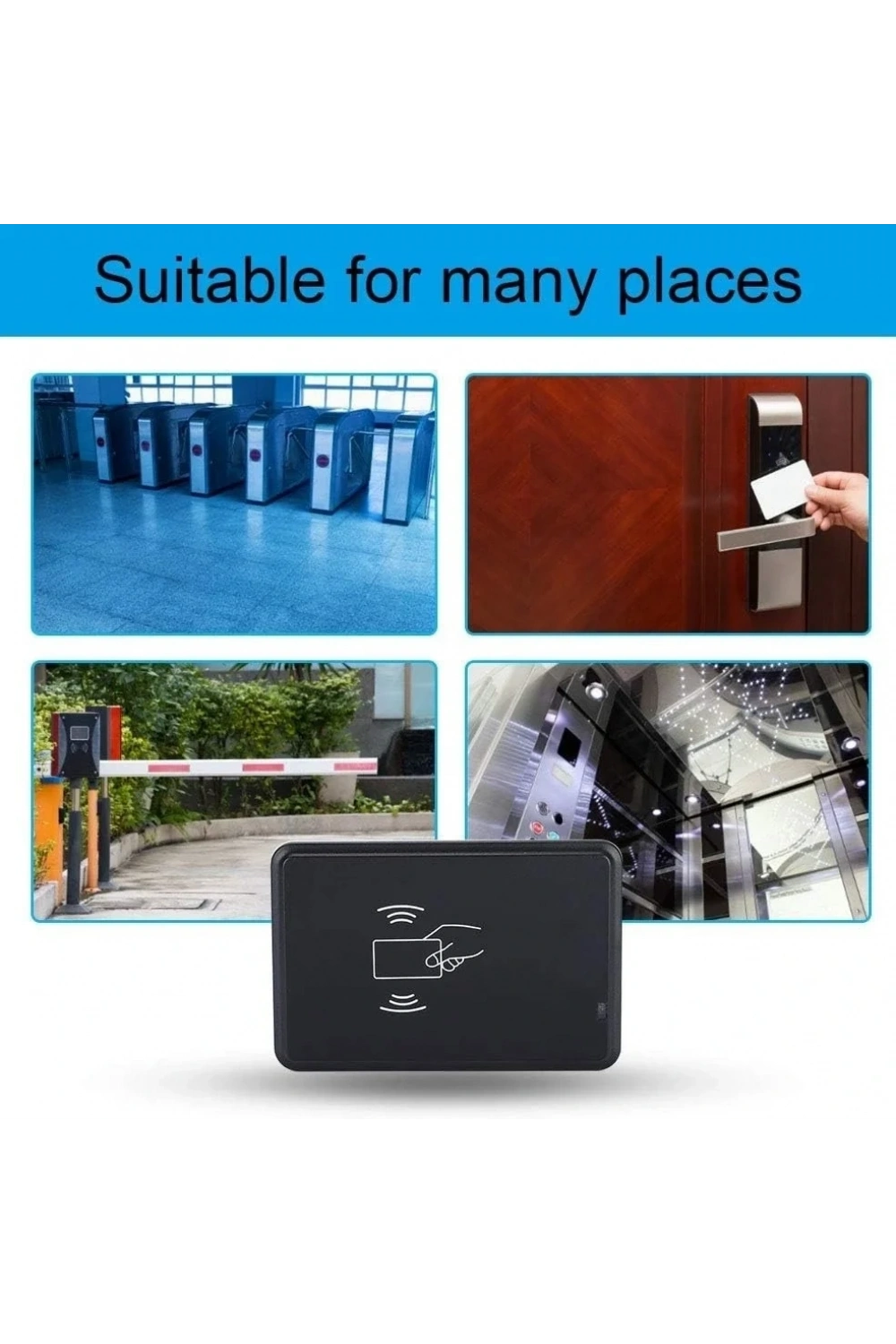 125 Khz RFID Kart Etiket Okuyucu Rfid USB Card Reader