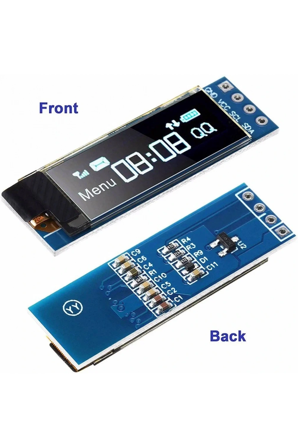 128x32 Oled Lcd Ekran 0.91 Inch SSD1306