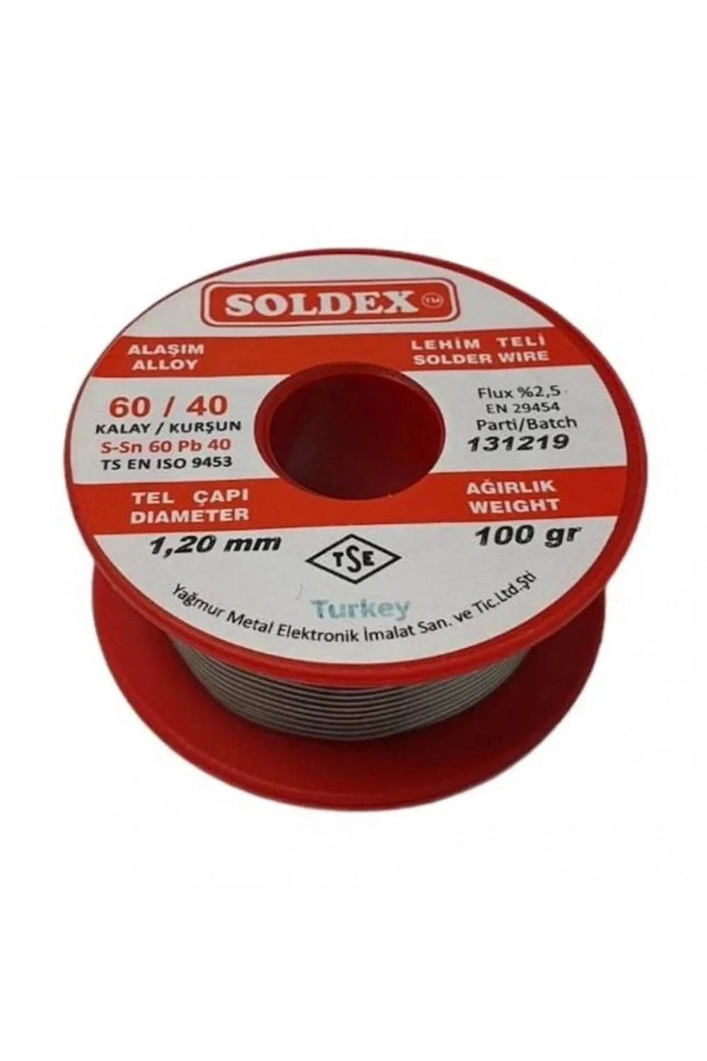 1.2mm 200 gr Soldex Lehim Teli
