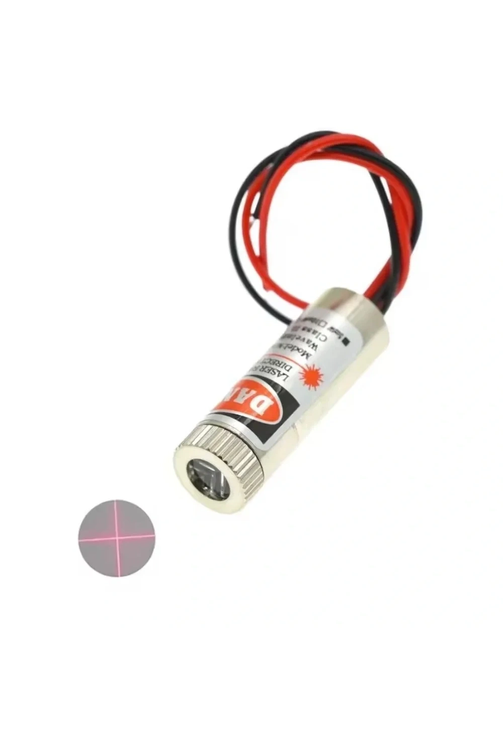 12mm 650nm 5mw Kırmızı Çapraz Kafalı Lazer