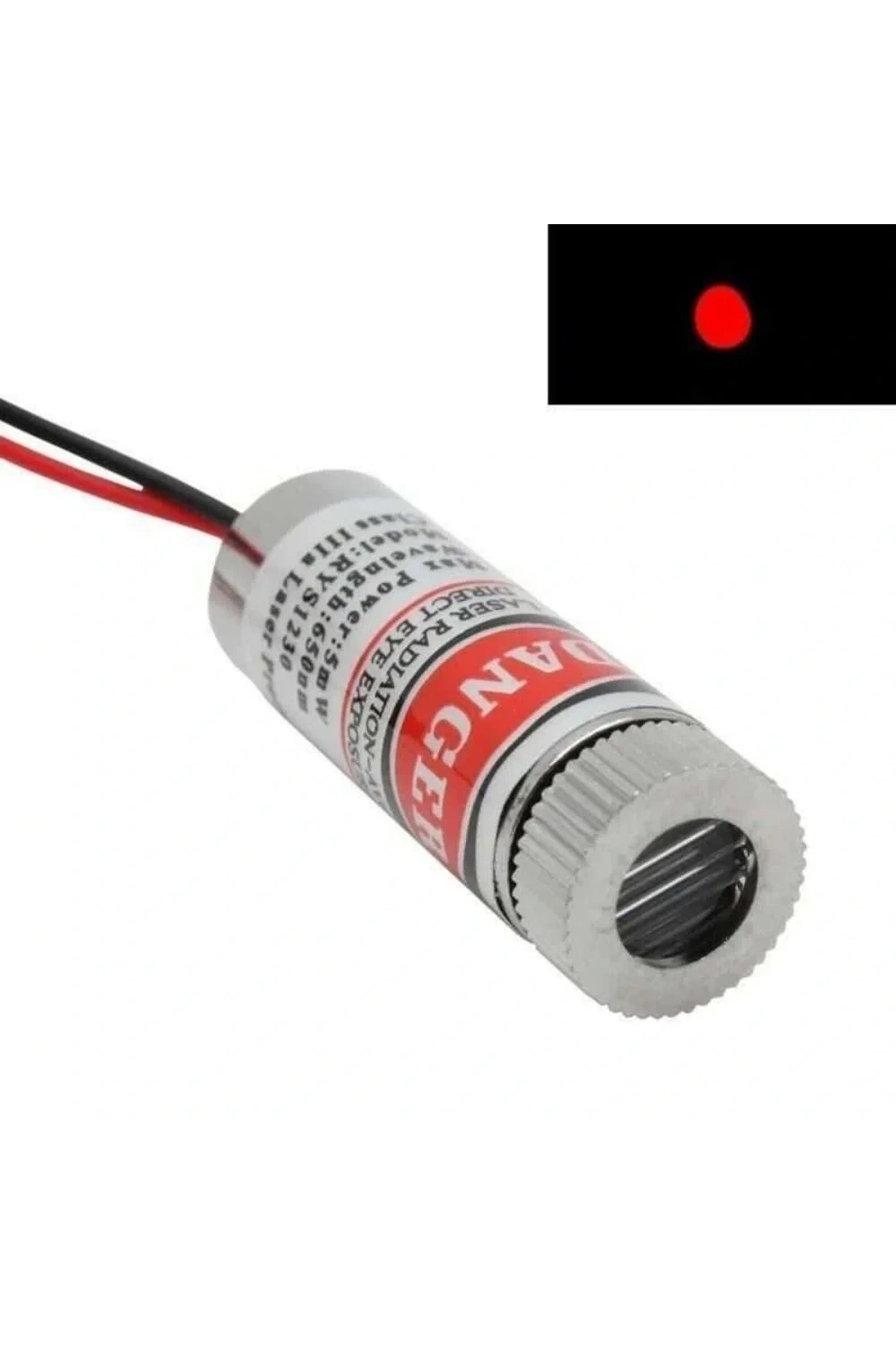 12mm 650nm 5mw Kırmızı Nokta Kafalı Lazer